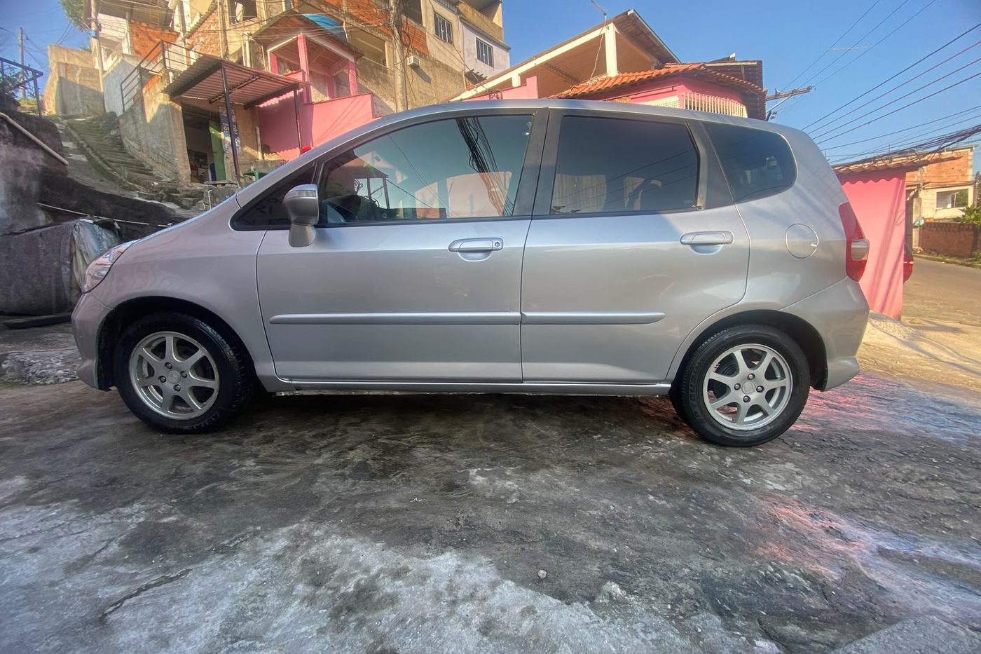 Honda Fit prata